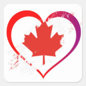 Aufkleber zum kanadischen Tag (Vorderseite)