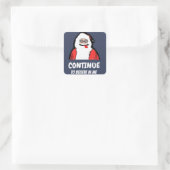 Aufkleber zum Lachen (Tasche)