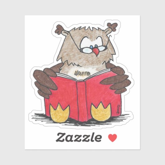 Aufkleber zum Lesen (Blatt)