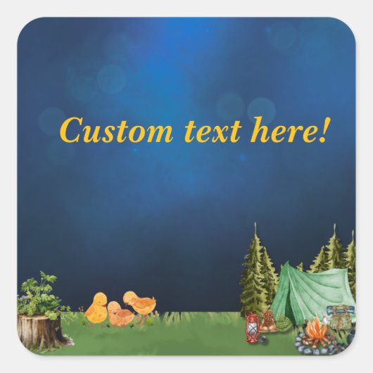 Aufkleber zum Thema der Website (Vorderseite)