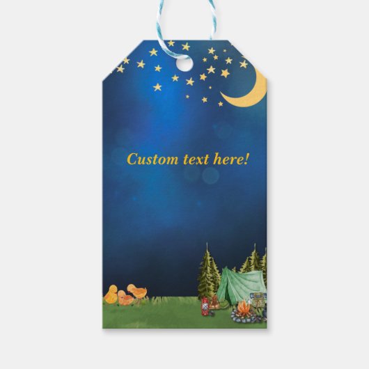 Aufkleber zum Thema der Website Geschenkanhänger (Vorderseite)