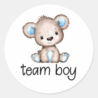 Aufkleber zum Thema Geschlecht im Team Boy Bear