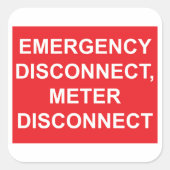 Aufkleber zum Trennen des Notabtrennungsmessers (Vorderseite)