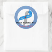 Aufkleber zum Weltdiabetestag (Tasche)