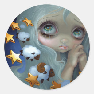 Aufkleber zum Zählen von Schafen