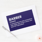 Aufkleber zur Definition von klassischem Barber (Umschlag)