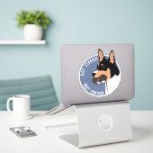 Aufkleber zur Kontrolle von Rattenfängern (Laptop auf Schreibtisch)