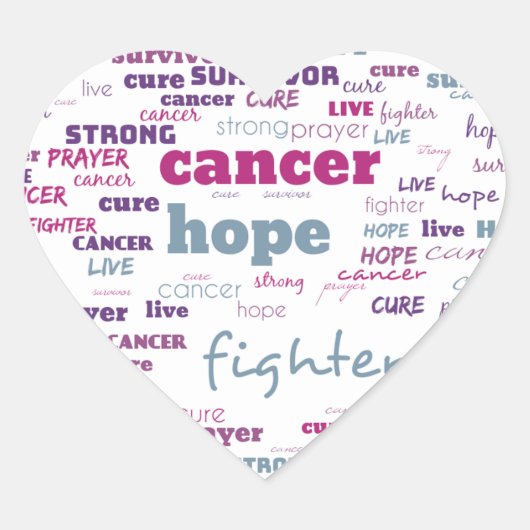 Aufkleber zur Krebsüberlebenszeit (Vorderseite)