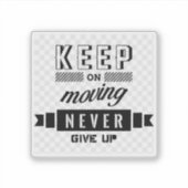 Aufkleber zur Motivation (Vorderseite)