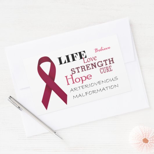 Aufkleber zur Sensibilisierung für arteriovenöse M (Umschlag)