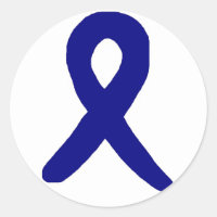 Aufkleber zur Sensibilisierung für Colon-Krebs