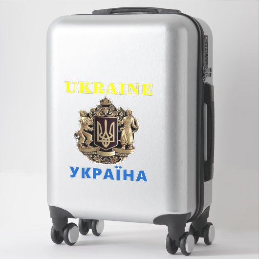 Aufkleber zur Unterstützung der Ukraine (Koffer)