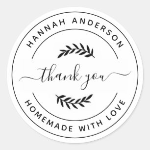 AufkleberErstellen Sie Ihre eigene Heimat mit Lieb Runder Aufkleber