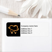 Aufkleberetikett für Rücksendeadressen von Classy (Insitu)