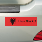 Aufkleberflagge Albaniens Autoaufkleber (Auf Auto)