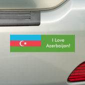 Aufkleberflagge Aserbaidschans Autoaufkleber (Auf Auto)