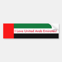Aufkleberflagge der Vereinigten Arabischen Emirate