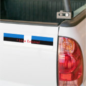 Aufkleberflagge Estlands Autoaufkleber (Auf Lkw)