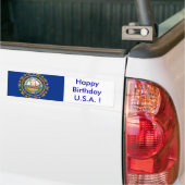 Aufkleberflagge in New Hampshire Autoaufkleber (Auf Lkw)