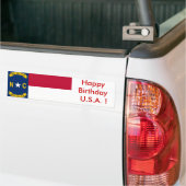 Aufkleberflagge North Carolina Autoaufkleber (Auf Lkw)