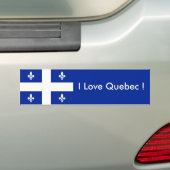 Aufkleberflagge Quebec, Kanada Autoaufkleber (Auf Auto)