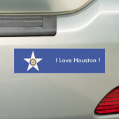 Aufkleberflagge von Houston City, USA Autoaufkleber (Auf Auto)
