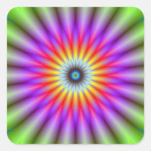 Aufkleberrad Quadratischer Aufkleber