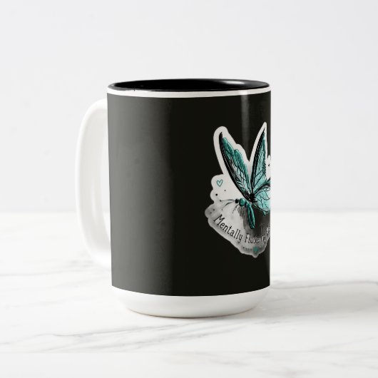 Aufkleberspruch süße Kaffeetasse (Vorderseite Links)