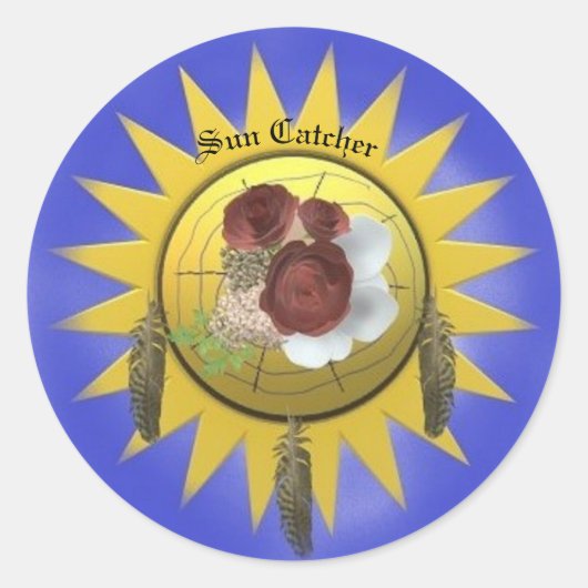 Aufkleberträumer von James Michael Miller Runder Aufkleber (Vorderseite)