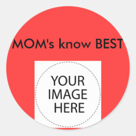 Aufklebervorlage Das MUSEUM Zazzle Geschenke Runder Aufkleber