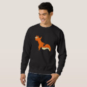 Aufklettern des Kletterrodentapfels Sweatshirt (Vorne ganz)