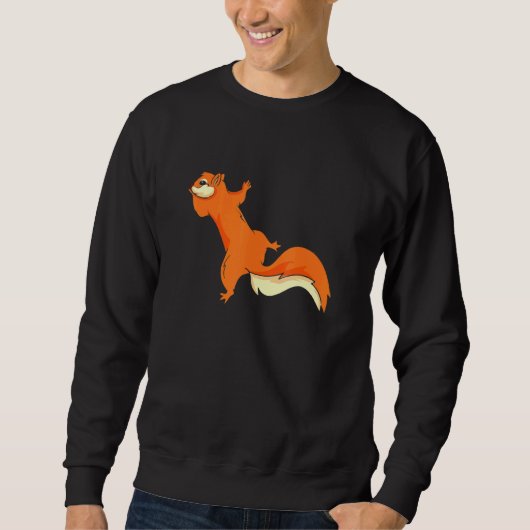 Aufklettern des Kletterrodentapfels Sweatshirt (Vorderseite)