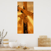 "Aufkommen" drucken Poster (Küche)