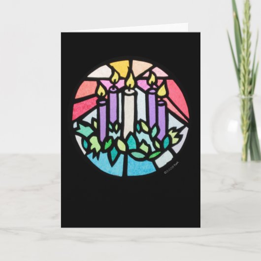 Aufkommen Feiertagskarte (Vorderseite)