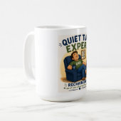 Aufladen & Entspannen Kaffeetasse (Vorderseite Links)