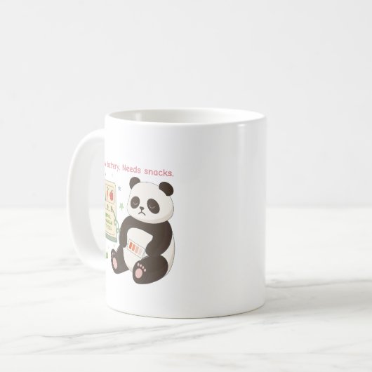 Aufladen mit Bamboo-Snacks Kaffeetasse (Vorderseite Links)