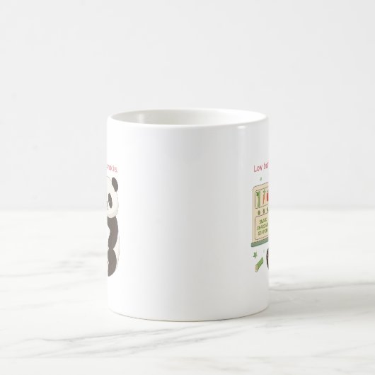 Aufladen mit Bamboo-Snacks Kaffeetasse (Mittel)