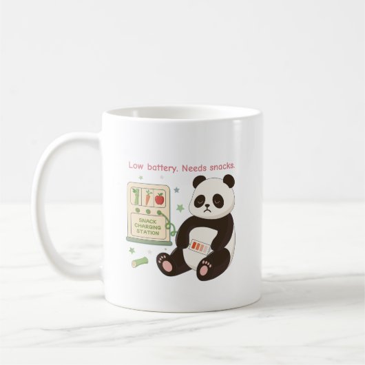Aufladen mit Bamboo-Snacks Kaffeetasse (Links)