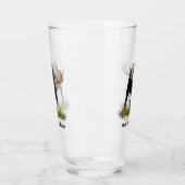 Aufladen von Bullenmaus auf altem Papier Glas (Links)