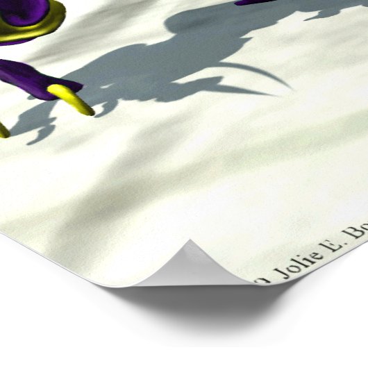 Aufladen von Tigress Print Poster (Ecke)