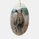 AufladenNashorn Keramik Ornament (Rechts)