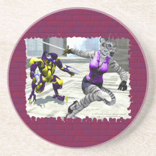 Aufladentigress-Untersetzer Sandstein Untersetzer