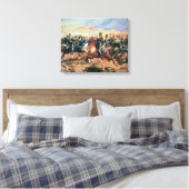 Aufladung der Lichtbrigade Leinwanddruck (Insitu (Schlafzimmer))