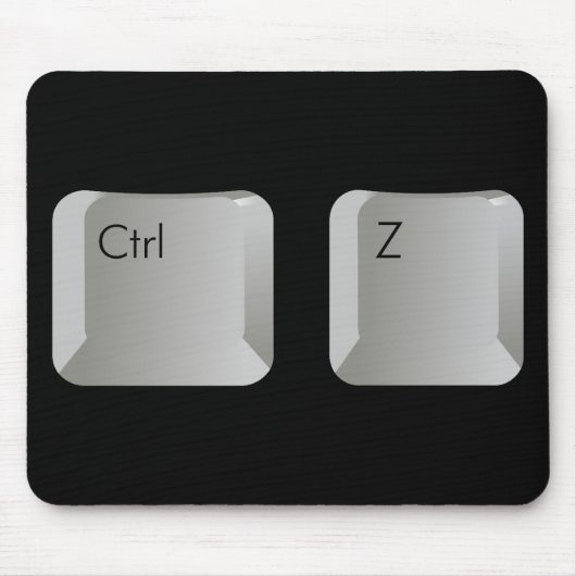 Auflage Ctrl Z Mousepad (Vorne)