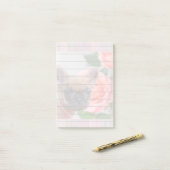 Auflage der französische post-it klebezettel (Auf Schreibtisch)