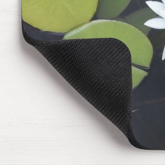 Auflage der weißen Lilie Mousepad (Ecke)