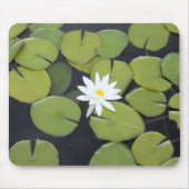 Auflage der weißen Lilie Mousepad (Vorne)