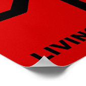 Auflehnung auf dem Edge Funny Poster (Ecke)