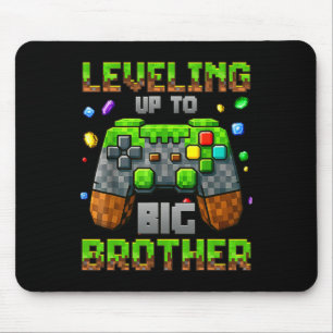 Aufleveln zum großen Bruder für Gamer-Boys Kinder  Mousepad
