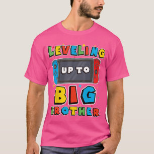 Aufleveln zum großen Bruder für Gamer-Jungs Männer T-Shirt